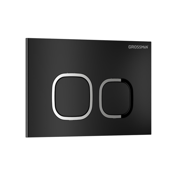 Клавиша смыва Grossman Cosmo 700.K31.02.210.210 черный матовый